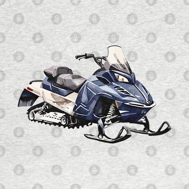 Snowmobile by Siha Arts